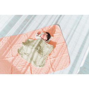 アンジェロラックス　６重ガーゼ スタイ＆ガーゼケットＳセット_袋入：モスグレー【G0622】_1665659