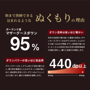  羽毛掛けふとん（ クイーン ）ポーランド産マザーグース95％【創業100年】 羽毛布団 寝具 掛けふとん 布団 掛布団 クイーン布団 ふとん  羽毛布団 寝具 掛けふとん 布団 掛布団 クイーン布団