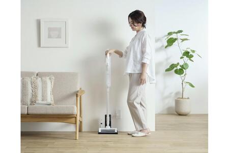 掃除機 充電式紙パックスティッククリーナー SBD-77P-W ホワイト
