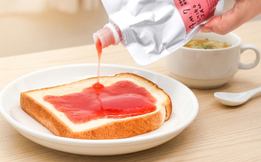 【スピード配送】佐賀県産いちご使用！いちごジャム 150ml×3パック【8/12ICHIGOFARM】苺 イチゴ ジャム 加工品 朝食 トースト パウチ ギフト [IBR010]