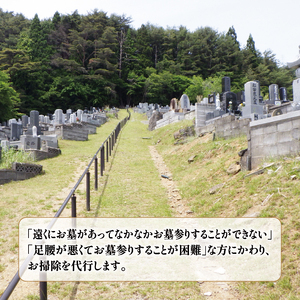  大船渡市 お墓のお掃除サービス 1回分 