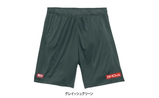 JTTA公認　卓球ユニフォーム＜男女兼用:Lサイズ＞BMDパンツ2　グレイッシュグリーン【1661103】