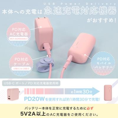 ふるさと納税 海老名市 mocolonモバイルバッテリー5,000mAh シェルピンク(MOT-MB5001-ECPK) |  | 03