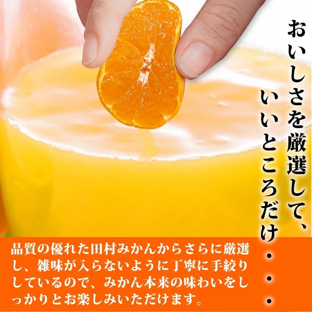 果汁100%　田村そだちみかんジュース　970ml×3本
