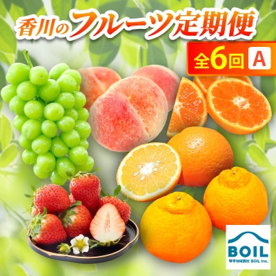 
                  ＜発送月固定定期便＞香川のフルーツ(6A)全6回【4083566】
                