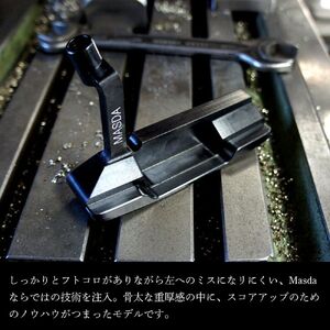 【マスダゴルフ】STUDIO-2 パター カーボンシャフト（TOUR PROTO 3004） ブラックコート仕上げ  ゴルフ ゴルフクラブ 【受注生産】
