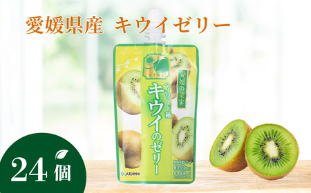 ゼリー 飲むゼリー キウイ 150g×6個×4箱 JAえひめ 愛媛の果実ヘイワード種キウイのゼリー(E-4) | B363