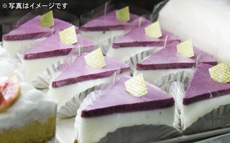 【全3回定期便】【築上町産ブルーベリー使用】ブルーベリー ヨーグルト ムース ケーキ 1台（18cm）《築上町》【(有)工房よしかわ】 [ABAK004] 国産 ブルーベリー 国産ブルーベリー 使用 