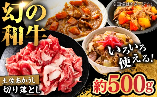 土佐あかうし　切り落し　約500g【高知県食肉センター株式会社】 [ATFC019]