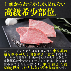 牛肉 シャトーブリアン 博多和牛 1枚 約150g 2枚入 牛肉