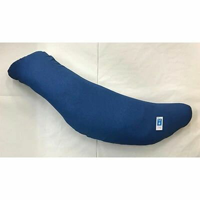 【ふるさと納税】抱き枕 (全長118cm) 吸汗速乾・シルケット加工枕カバー付き ライトインディゴ｜だき枕 枕 まくら ごろ寝 寝具 いびき防止 睡眠負債 洗濯可能 [2347]