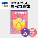 【ふるさと納税】プリント 江津市限定返礼品 七田式小学生プリント 思考力算数 3年生 【SC-39】｜送料無料 しちだ 七田式 小学生 3年生 算数 さんすう プリント 子育て 教育 教材 教材セット 勉強 こども 子ども キッズ 知育 学べる セット トレーニング プレゼント ｜