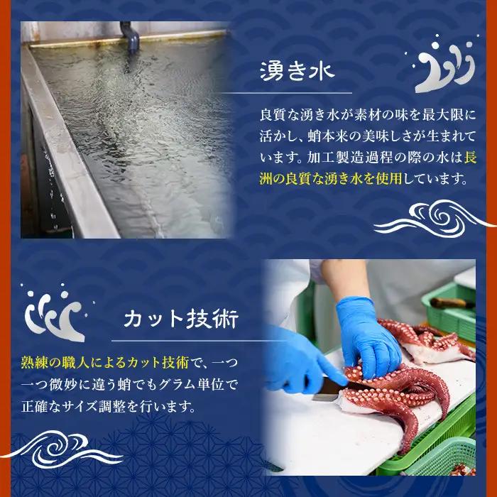 ゆでカットたこ (計1kg・200g×5P) たこ タコ 蛸 ぶつ切り 茹で 小分け 海鮮 魚介 海産物 冷凍 国産 【106800202】【網中水産】