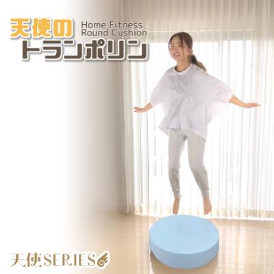 ふるさと納税 蒲郡市 天使のトランポリン クッション _ベビーブルー【G0318】