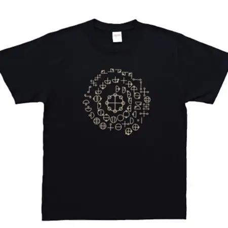 Tシャツ カタカムナ 姫川薬石 ネイビー (半袖 150サイズ)【1619450】