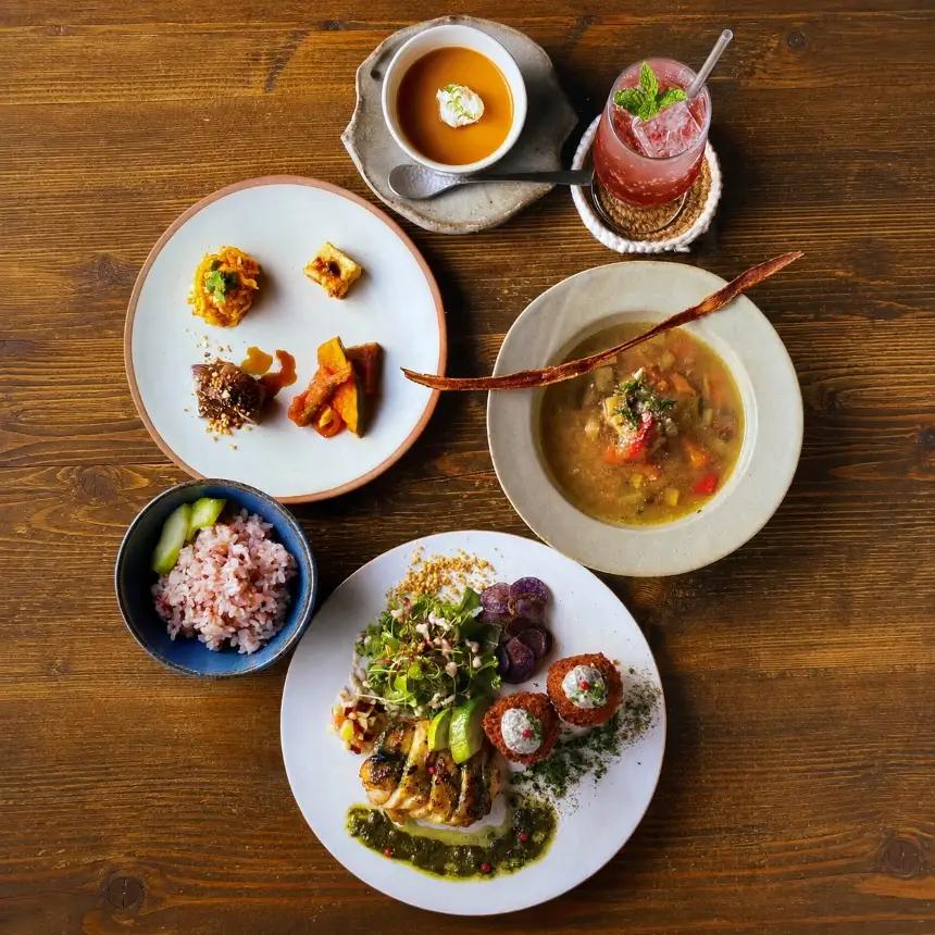 かもそう食堂　豊穣コース　ペアチケット | ランチ 発酵
