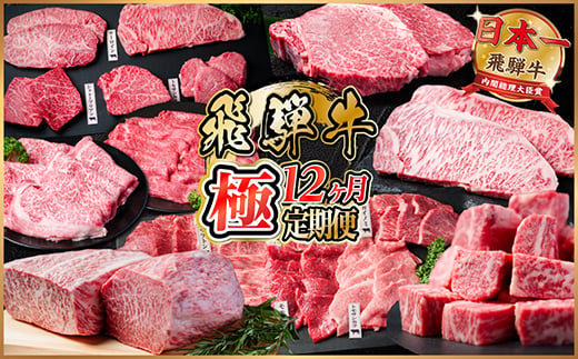 
            ＜毎月定期便＞飛騨牛 極定期便 計12.9kg＜冷蔵便＞A4～A5等級 シャトーブリアンほか全12回_定期便 肉 飛騨牛 ブランド牛 ステーキ 焼肉 しゃぶしゃぶ ローストビーフ 冷蔵 人気 おすすめ 送料無料 贈答 ギフト【4055987】
          