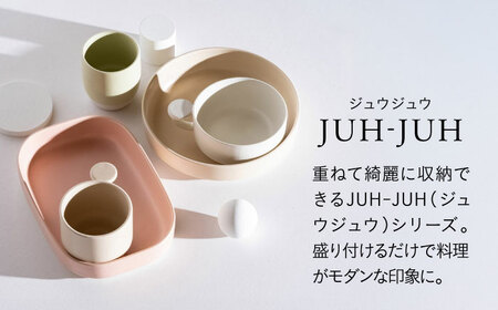 【美濃焼】 オオバチ ジュウジュウ 2点セット ホワイト × ベージュ KYOTOH OWBACHI  多治見市 / 京陶窯業 ラーメンどんぶり 大鉢 ボウル[TCO032]