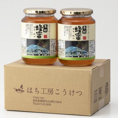 ふるさと納税 恵那市 恵那百花蜂蜜2本セット(1000g2本)