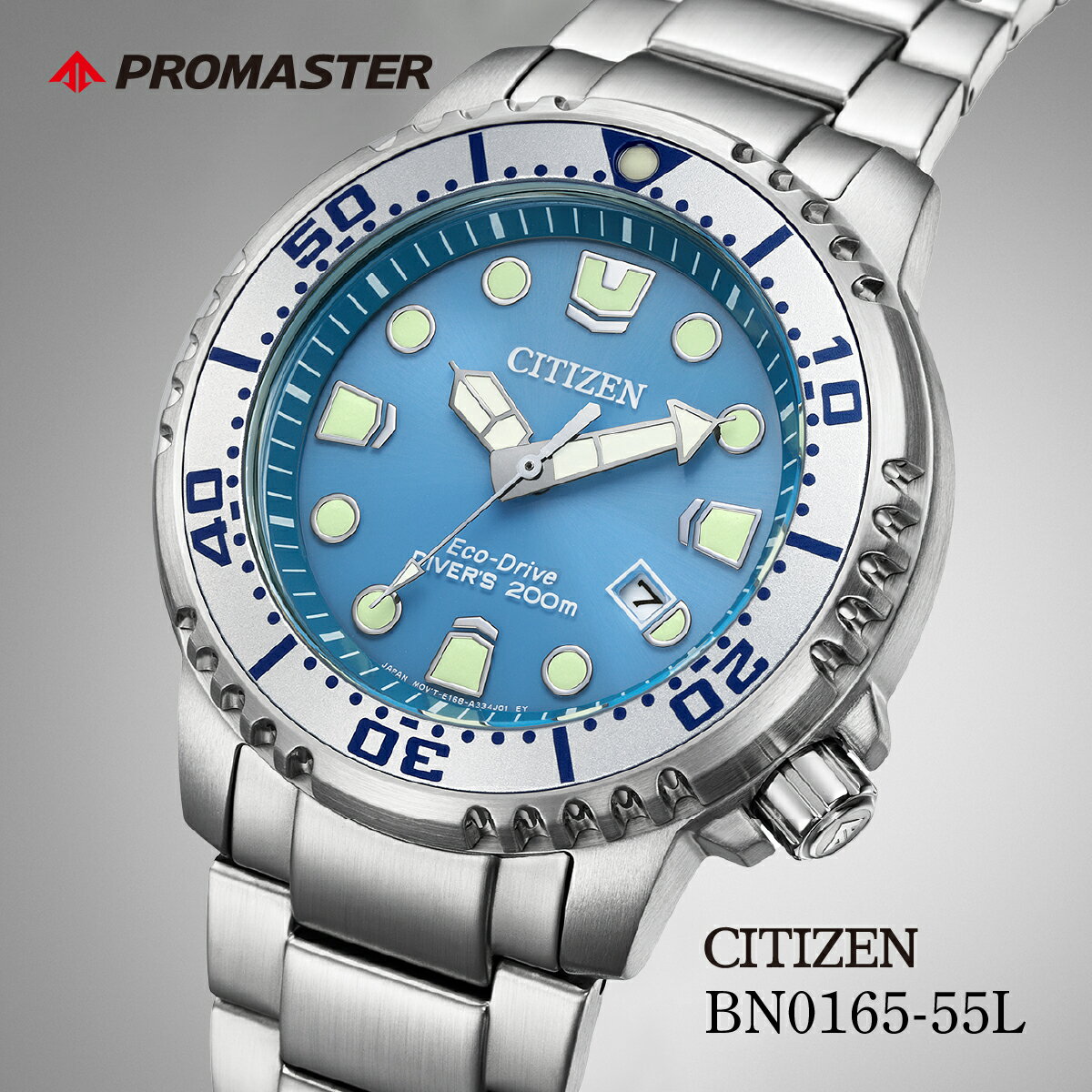 【ふるさと納税】CITIZEN PROMASTER BN0165-55L | シチズン citizen プロマスター 腕時計 時計 正規品 メンズ ビジネス スーツ カジュアル フォーマル 贈答 贈答用 ギフト プレゼント 父の日 国内製造 国産 ソーラー エコドライブ 防水 埼玉県 所沢市