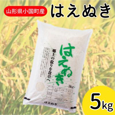 ふるさと納税 小国町 【令和7年産米】山形県小国町産精米はえぬき5kg　小国米穀商業協同組合