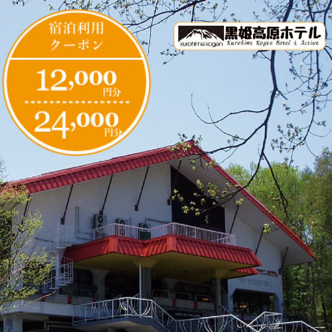 【ふるさと納税】癒しの森の宿「黒姫高原ホテル 利用券（12,000円分 / 24,000円分）」　宿泊・食事・レンタルなどに利用可 黒姫スノーパークまで徒歩3分【長野県信濃町】