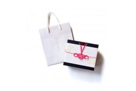 伊予小紋いちよう　がま口小物入れ （ 銀杏 ）