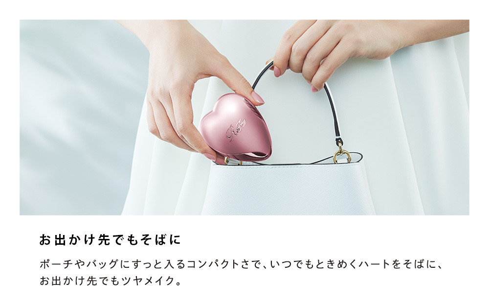 ReFa HEART BRUSH mini【シャンパンゴールド】 |リファ ハートブラシミニ くし  ヘアケア プチギフト ツヤ ヘアアレンジ コンパクト ダメージ 持ち運び 絡まない 艶髪 女性 女