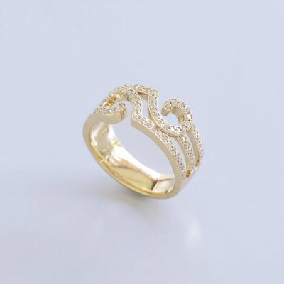 ふるさと納税 山梨県 【12.5号】K18 ダイヤモンドリング/ヴェルサイユ |  | 02