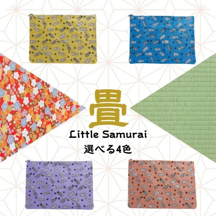 二本松少年隊ランダム柄：畳の縁マルチケース～ピンク～【松浦畳店】