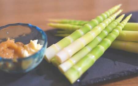 【5月下旬発送開始予定】 期間限定 天然山菜 皮付き 竹の子 約600g ／ たけのこ タケノコ 筍 姫竹 ひめたけ ヒメタケ ひめ竹 山菜 さんさい 採れたて 春 旬 春の山菜 春の味覚 季節物 季