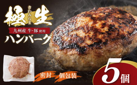 U61-140 極生ハンバーグ 5個セット(150g×5)  ハンバーグ ふるさと納税 ふるさと 納税 ハンバーグ ハンバーグセット 牛肉 豚肉 洋食 個包装 簡単 冷凍 家庭用 お礼の品 福智町 ふくちまち ふくち 福岡県 福智 みんなが喜ぶ ギフト 人気 コスパ 手軽 送料無料【wksg01】 【fukuchi00】