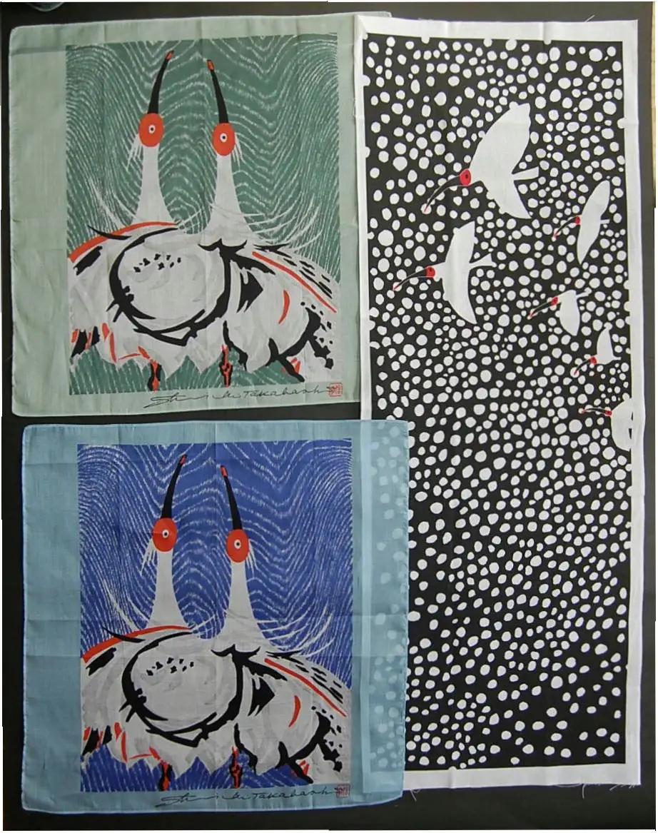佐渡版画村ハンカチと手ぬぐい オリジナルデザイン | 新潟県 佐渡市