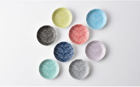 【波佐見焼】フォレッジビスク ミニトレイ 取り皿 小皿 8枚セット 食器 皿 【西山】【NISHIYAMAJAPAN】 [CB15]  波佐見焼