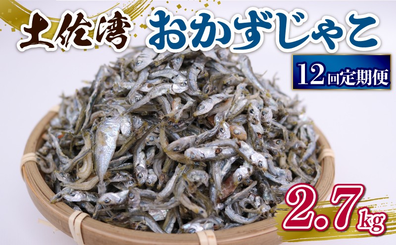 
                  【定期便12回】おかずじゃこ 2.7kg | 300ｇ×9袋 定期便 小分け 冷凍配送 お取り寄せ 国産 おかず チリメンジャコ シラス丼 惣菜 ご飯のお供 加工品 海の幸 グルメ 食品 魚介 小魚 鮮魚 海鮮 ちりめんじゃこ いわし 鰯 おつまみ ふりかけ 離乳食 人気 ふるさと納税しらす 産地直送 高知県 南国市
                