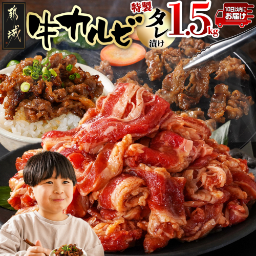 牛カルビ タレ漬け1.5kg≪みやこんじょ特急便≫_AAJ-33-021-1500g-Q