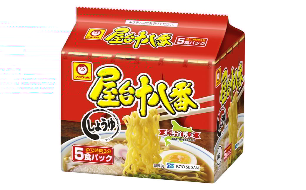 屋台十八番 しょうゆ 5食×6個 （1ケース） 計30食