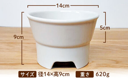 美濃焼 陶器製ペット用フードボウル【丸高台フードボウル(M/ホワイト)pet112】【1437659】