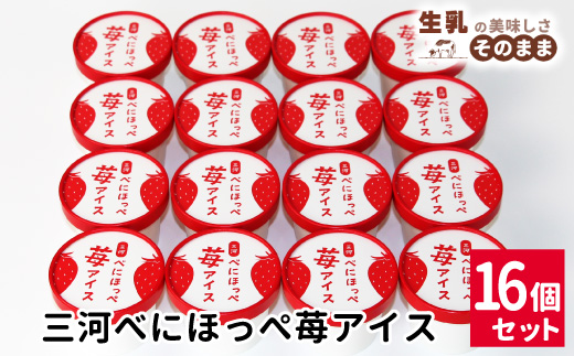 《7月末で受付終了》〈即日発送〉マーブルアイスの紅ほっぺいちごアイス 16個入り 80ml  アイスクリーム アイス 苺  紅ほっぺ ストロベリー  根羽村 ネバーランド 12000円