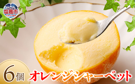 オレンジシャーベット６個入り