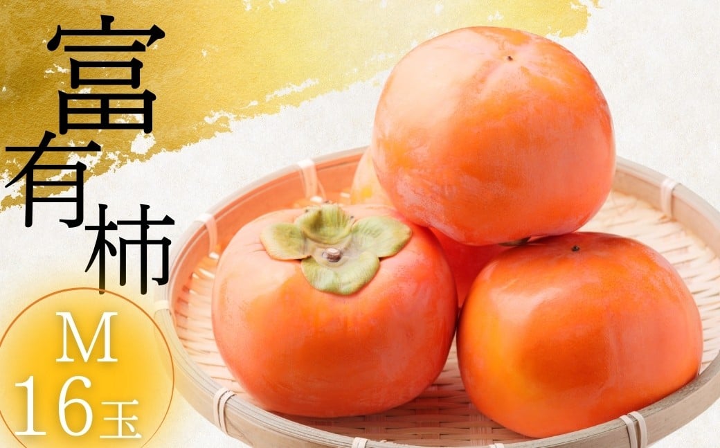 
                  [先行予約／令和8年産]《柿の王様》加藤果樹園の富有柿 Mサイズ 16個入り 11月下旬～12月上旬発送予定 [mt2061]  柿 かき カキ フルーツ 果物 くだもの
                