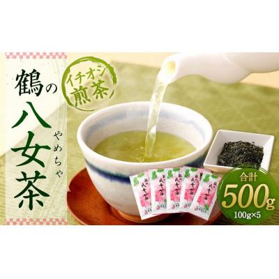 ふるさと納税 八女市 鶴の八女茶(イチオシの煎茶)&lt;生産者直送&gt; 100g×5袋