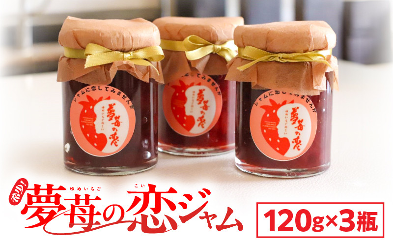 
            希少！夢苺の恋 ジャム3瓶セット　T070-001
          