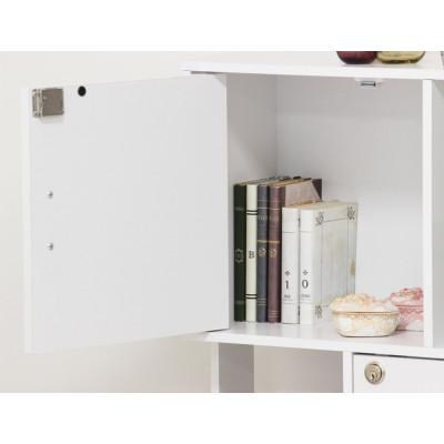 ふるさと納税 海南市 ラック鍵付き4段　ホワイト |  | 02