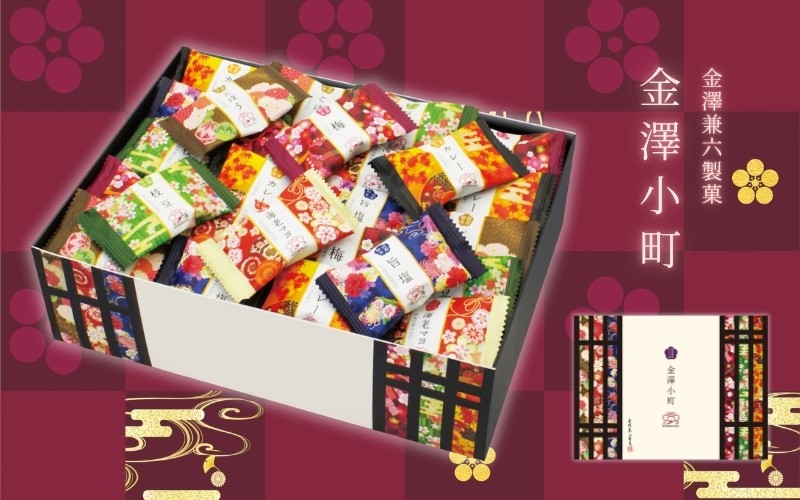 
                  金澤兼六製菓　金澤小町（おかき6種類の詰合せ1箱180g×12箱）【cntr0014-2】
                