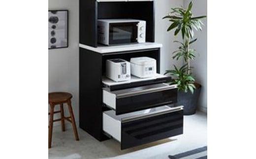 (ホワイト柾目)【開梱設置】カプリス キッチンボード 幅70cm 耐震 食器棚 モイス ダイニングボード 完成品  大川家具 日本製