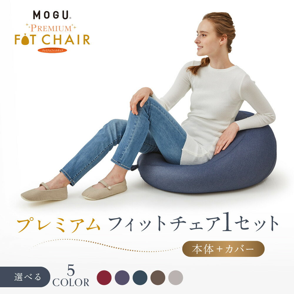 【ふるさと納税】プレミアムフィットチェア【5色展開】 | 鳥取 MOGU フィットチェア ビーズクッション 送料無料 鳥取県 鳥取市