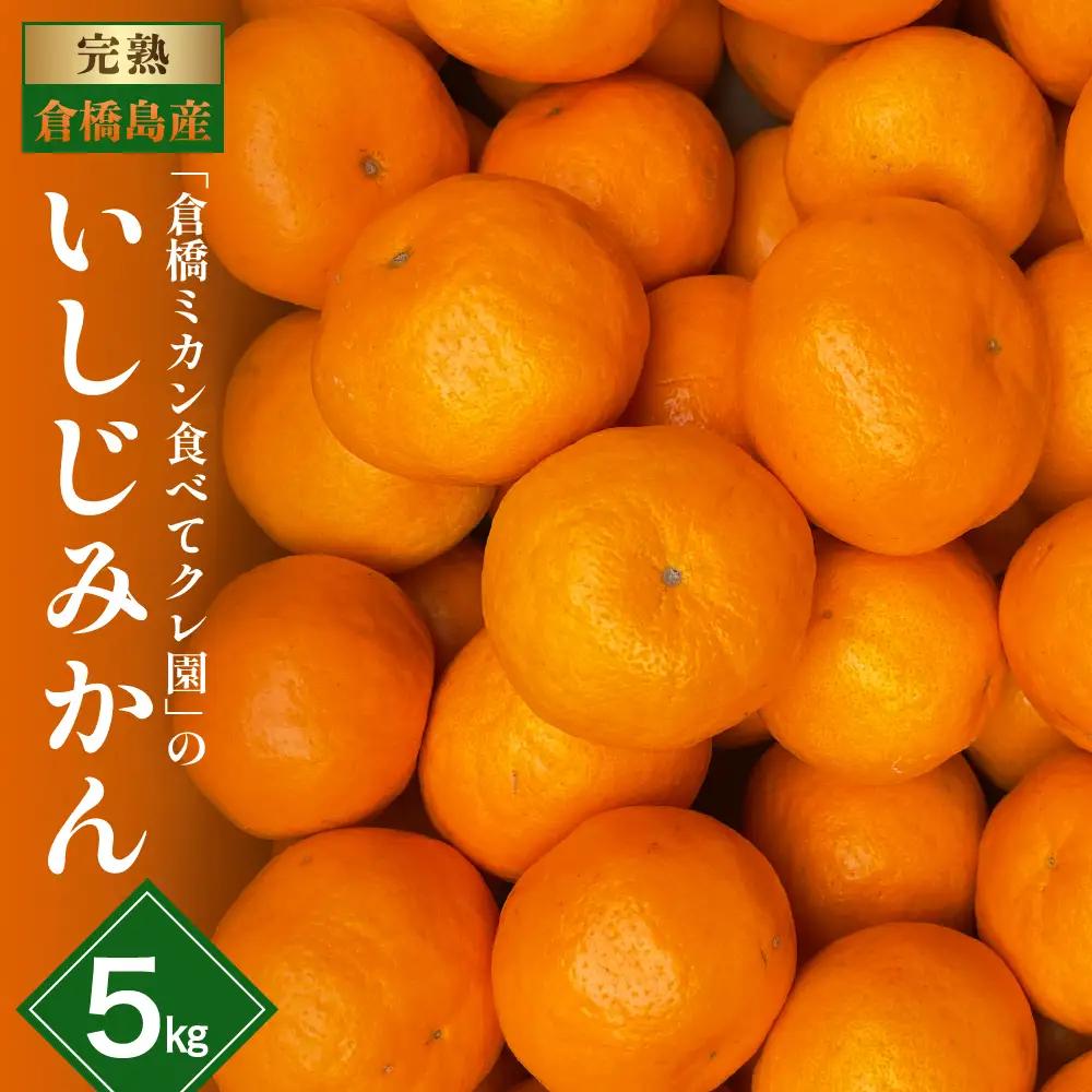 【先行受付】【2026年12月～発送】倉橋ミカン食べてクレ園 いしじみかん 約5kg ku154-001-26