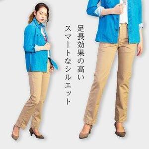 ハイブリッドチノ ベージュ/レディス　LLサイズ [No.5220-7056]1010