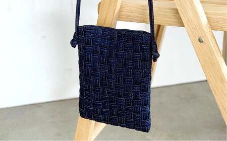 [beltloop]スマホポシェット デニム素材 デニム スマホ ポシェット ストラップ インディゴ 岡山県 倉敷市